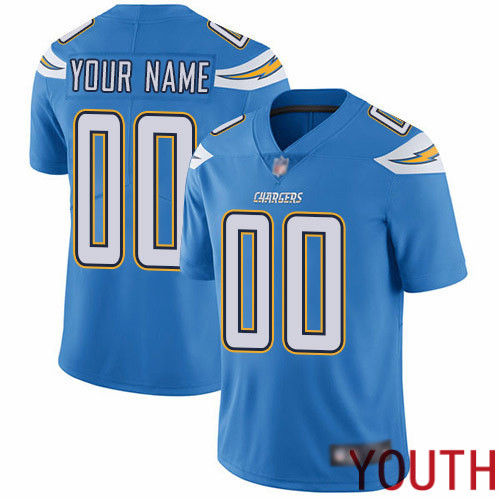 Limited Electric Blue Youth Alternate Jersey NFL Customized Football Los Angeles Chargers Vapor Untouchable